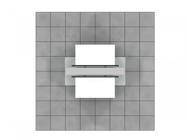 RE-1607 Trade Show Graphic Kiosk -- Plan View